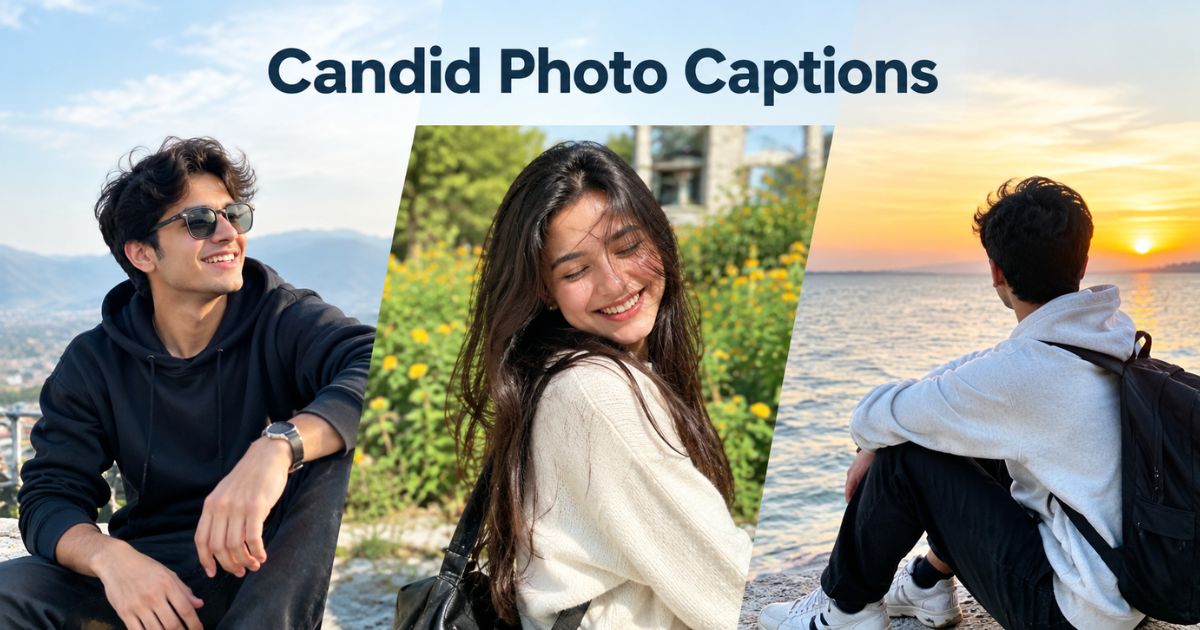 Candid Photo Captions