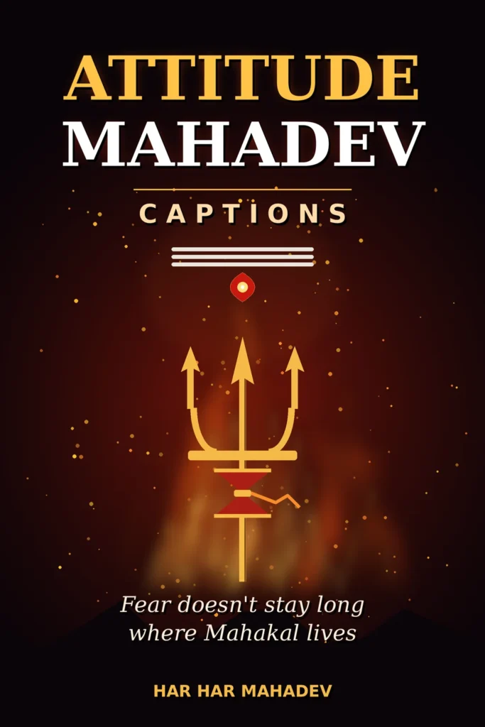 Attitude Mahadev Captions