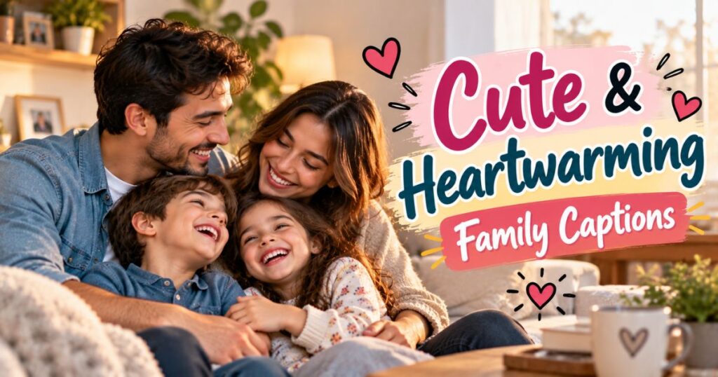 Cute & Heartwarming Family Captions