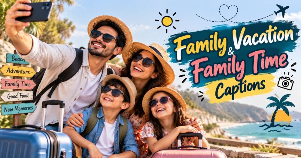Family Vacation & Family Time Captions