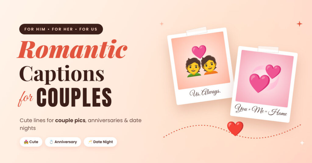 Romantic Captions for Couples